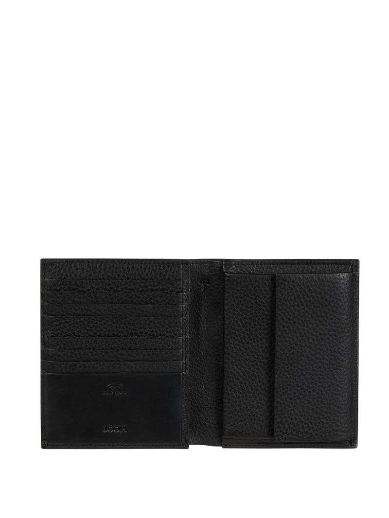 Portemonnaie aus Leder Modell 'Cardona Midas' - RFID-blocking in schwarz