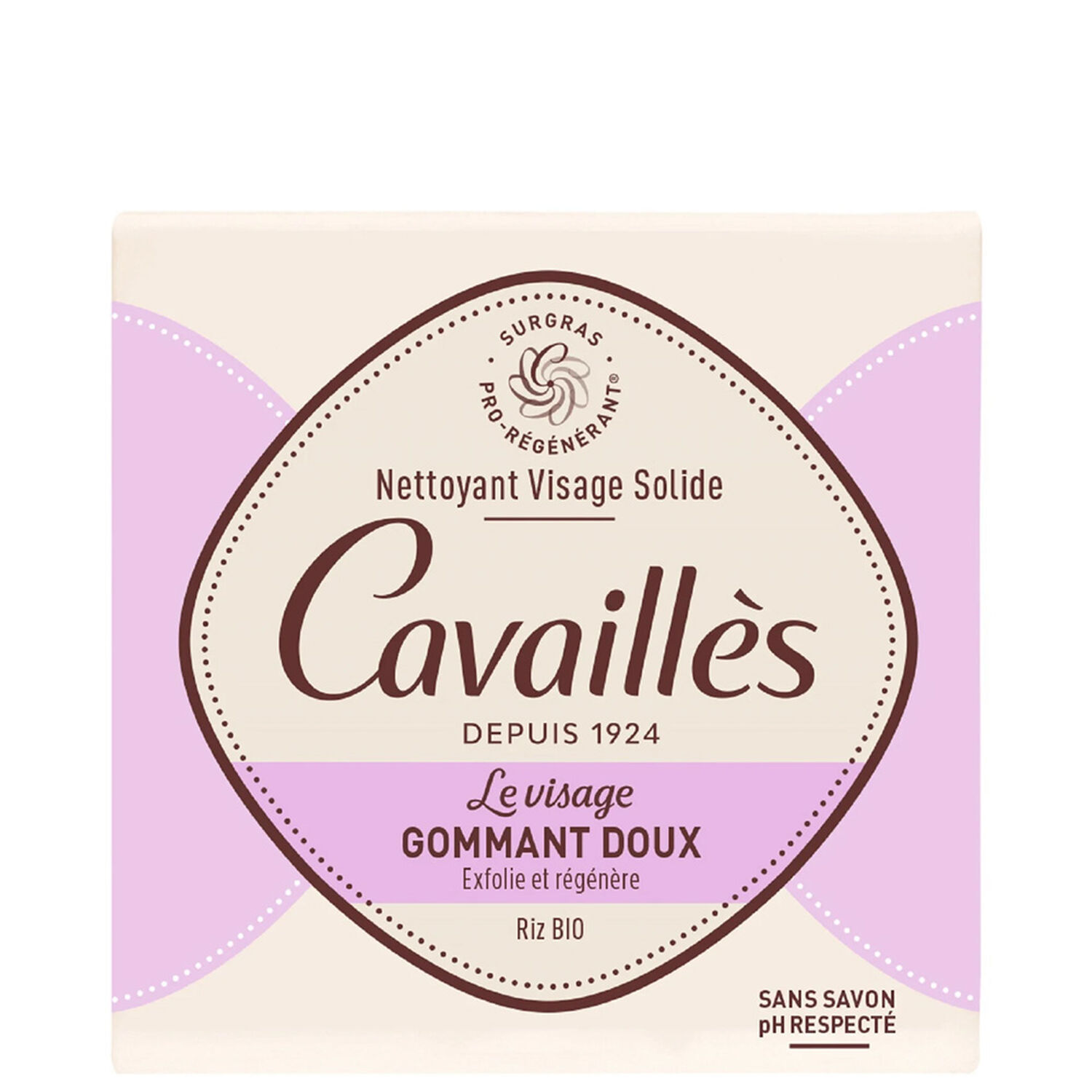 Cavaillès Le Visage Nettoyant Visage Solide Gommant Doux