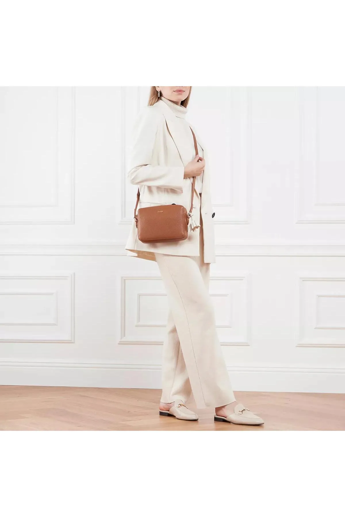 JOOP!  Giada Cloe Schultertasche Shz Cognac