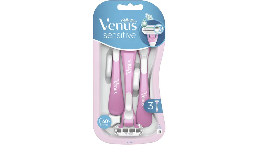 Venus GILLETTE Rasierer Sensitive 3er