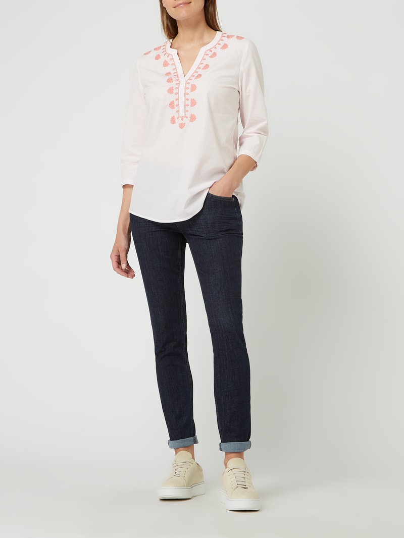 Skinny Fit Jeans mit Stretch-Anteil in dunkelblau