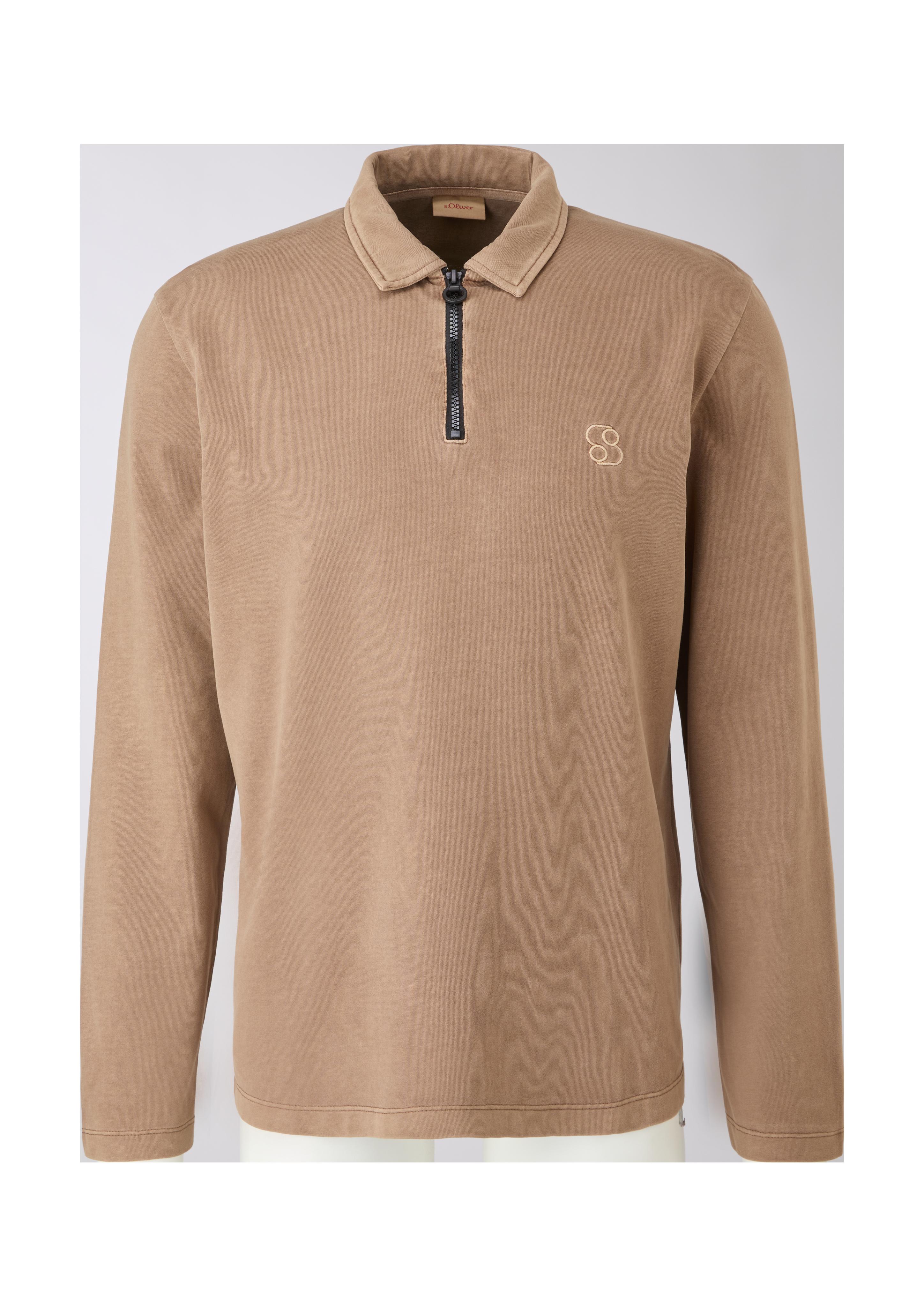 Langarmshirt mit Kragen  2118481-8592