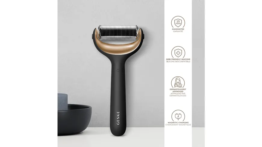 GESKE Microneedle Face & Body Roller 8 IN 1 gray gray