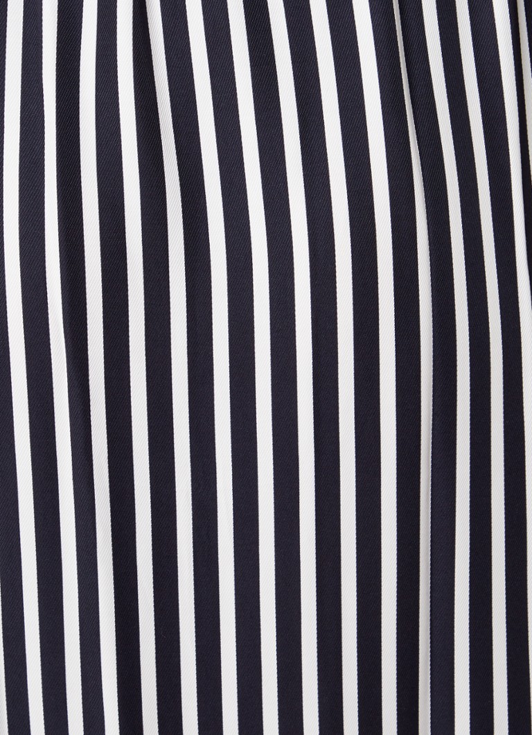 Rochie cămașă cu dungi, de la Tommy Hilfiger, cu curea.