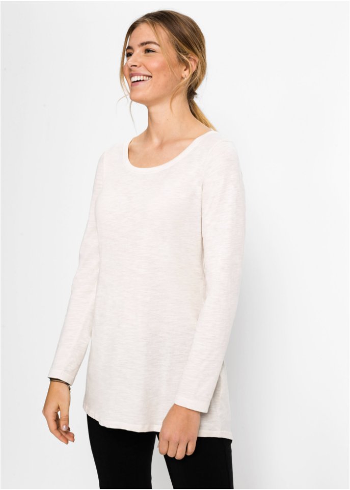 Langarmshirt mit Rundhalsausschnitt