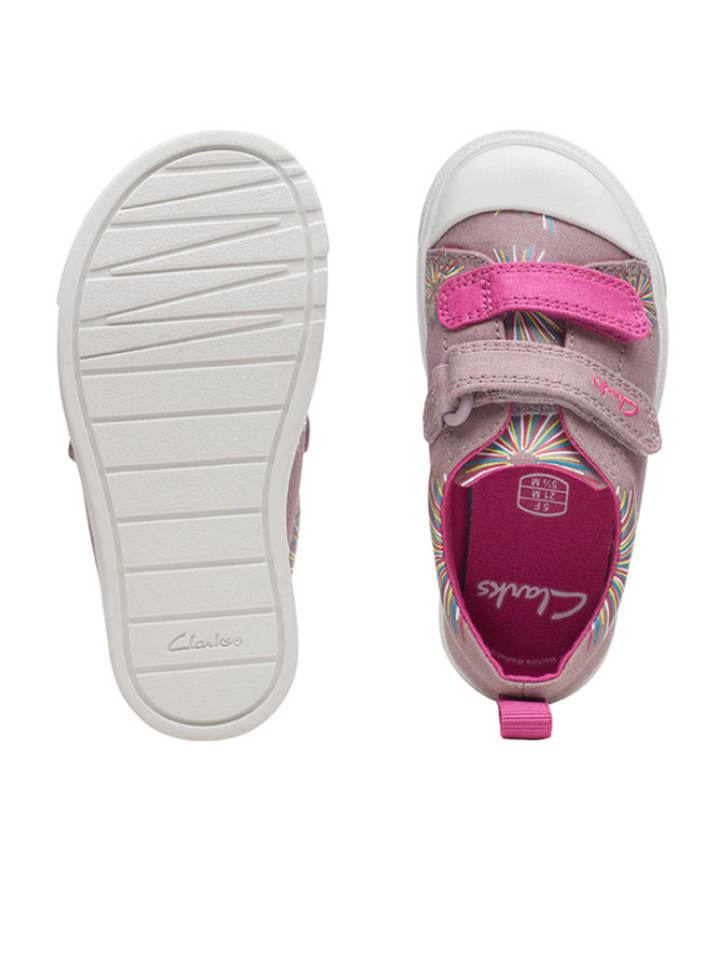 Clarks Sneakers in Rosa günstig kaufen