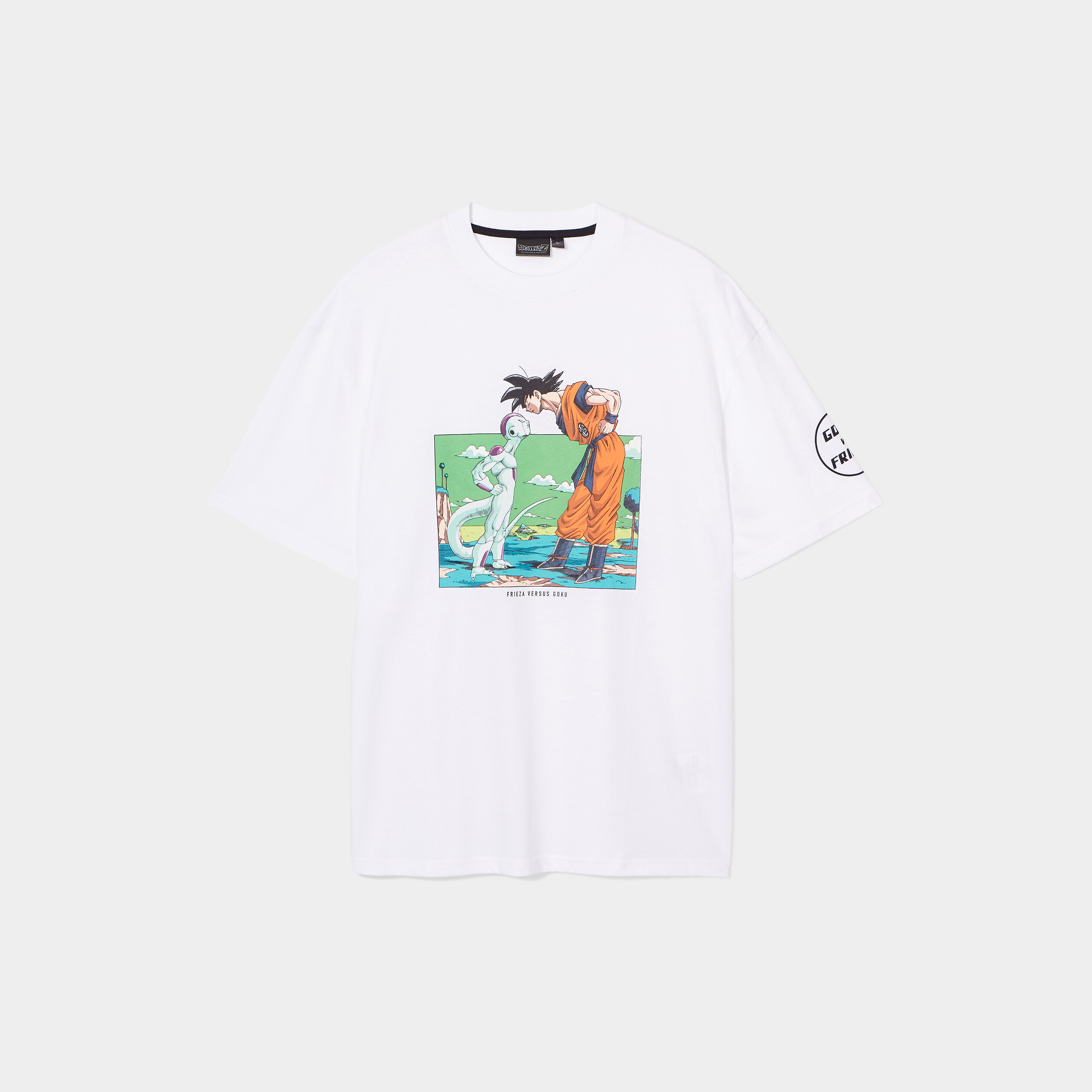 T-shirt manches courtes Dragon Ball Z blanc homme | La Halle