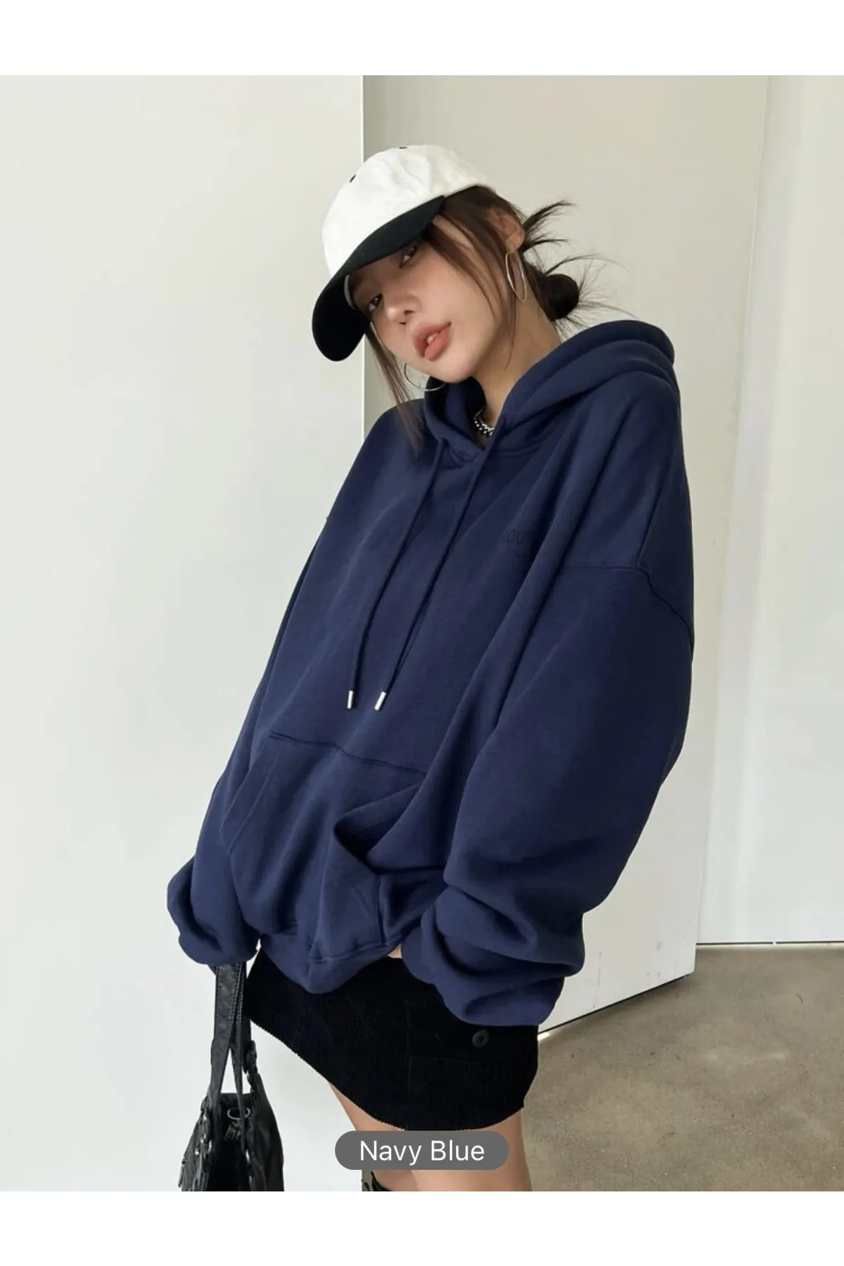 MOONBULL  Sweatshirt - Dunkelblau - Regular Fit