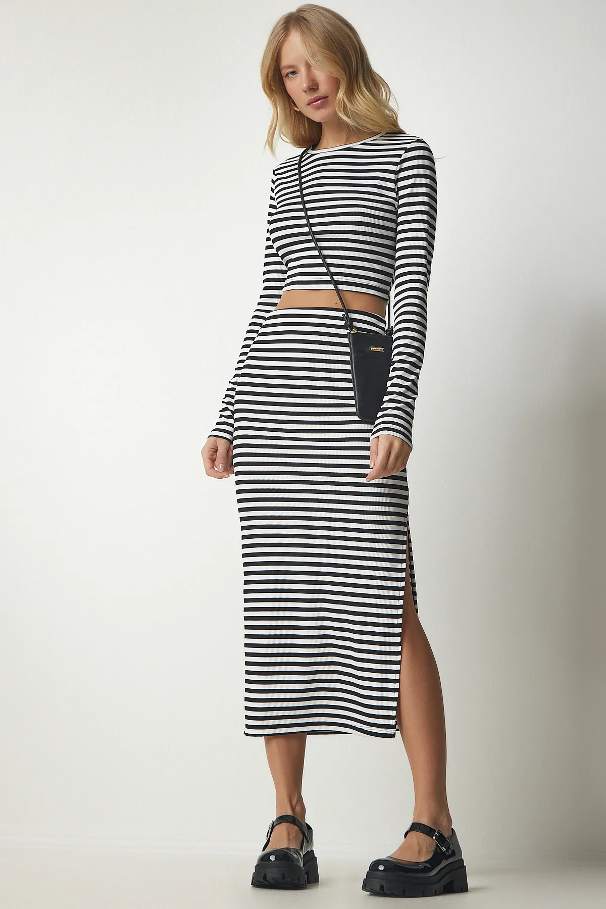 Happiness İstanbul  Zweiteiler - Schwarz - Regular Fit
