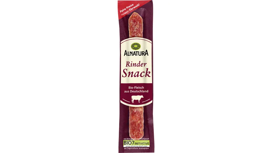 Alnatura Bio Rinder-Salami-Snack 25 g
