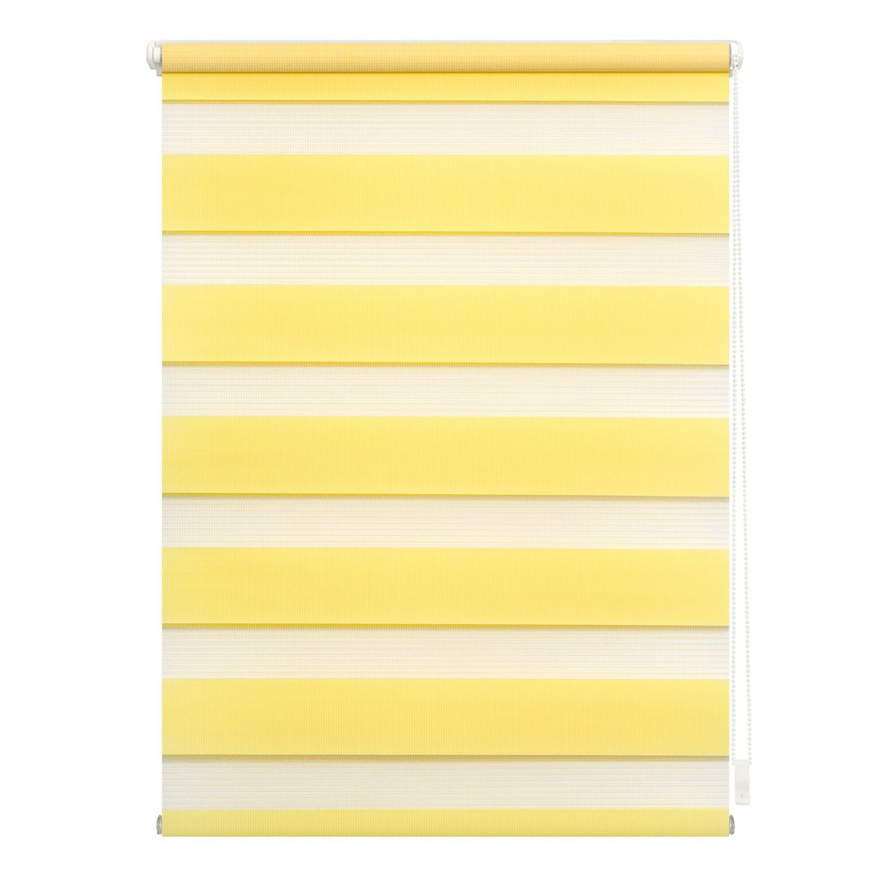 Lichtblick Duo-Rollo Klemmfix, ohne Bohren - Gelb, 100 cm x 150 cm (B x L)