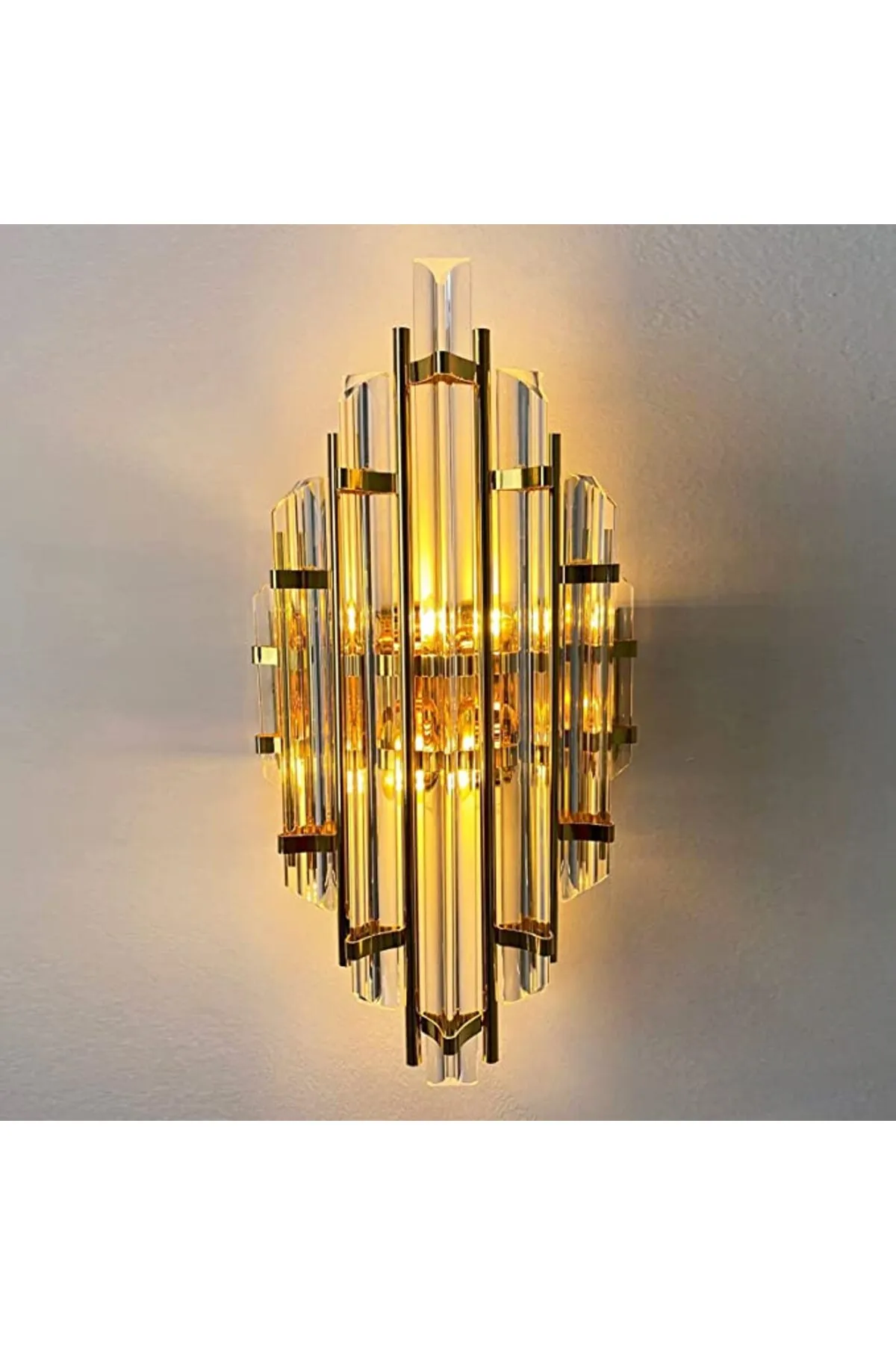 Bamyum  Metal & Glas Wandleuchte Innen