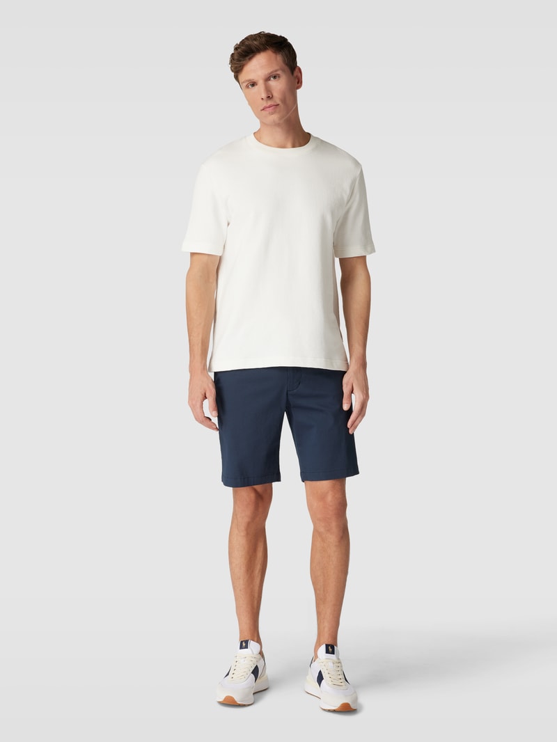Chino-Shorts mit französischen Eingrifftaschen Modell 'BROOKLYN' in marineblau