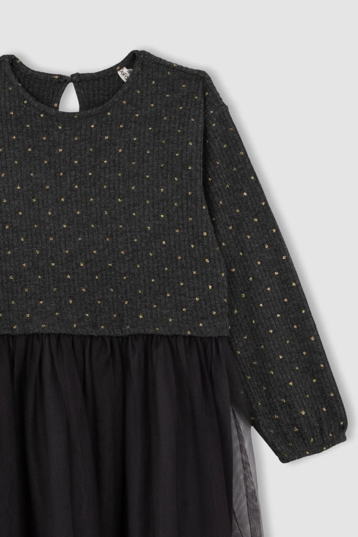 DeFacto  Langärmliges Tüllkleid für Mädchen