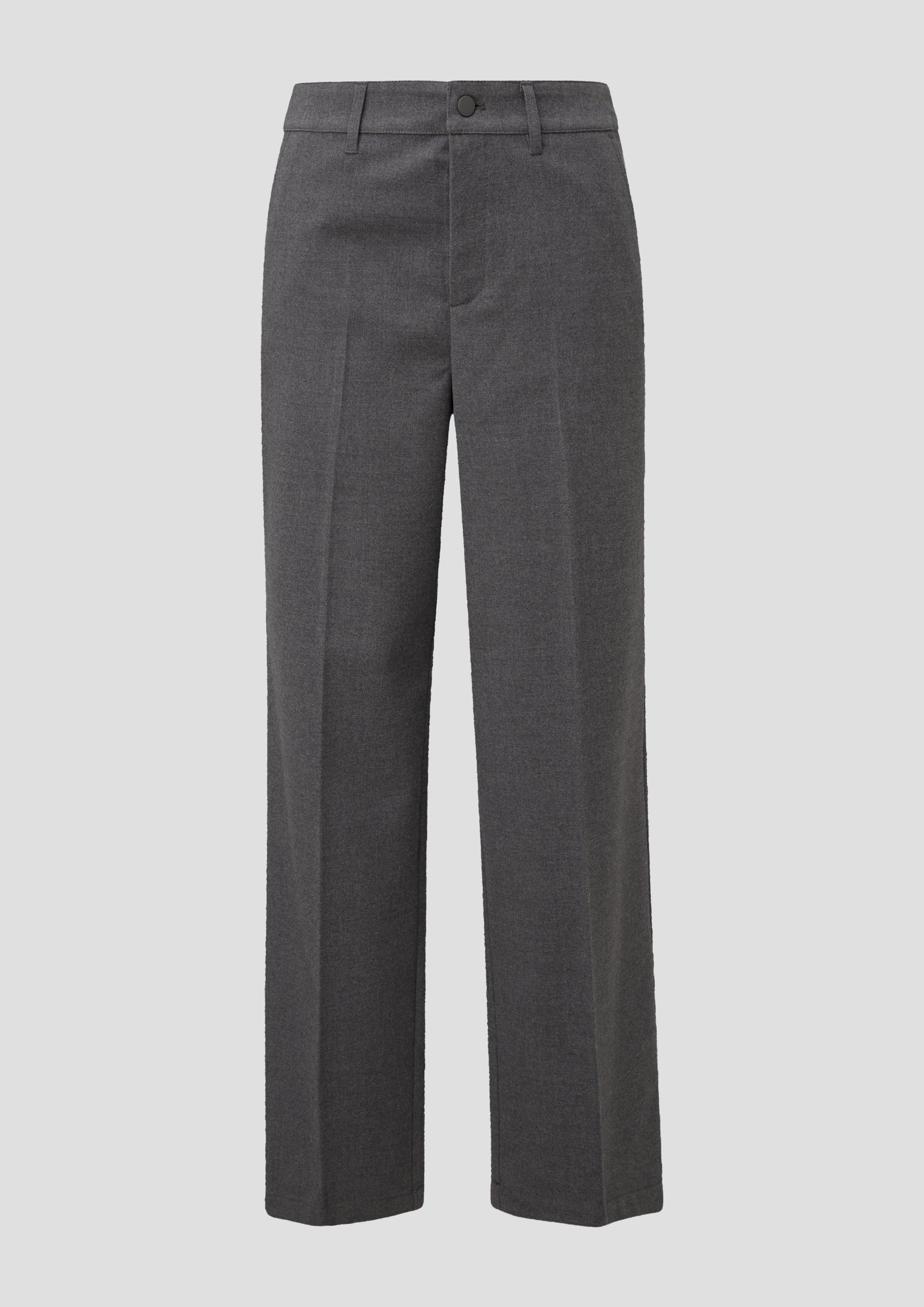 Regular: Twillhose mit Wide Leg  2139068-9722