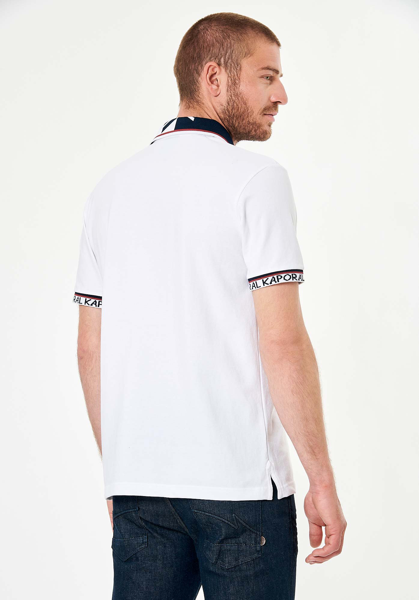TETRO  Polo blanc homme