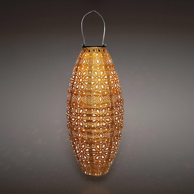 Home Papirlanterne ø 20x45 cm, oval, Flory