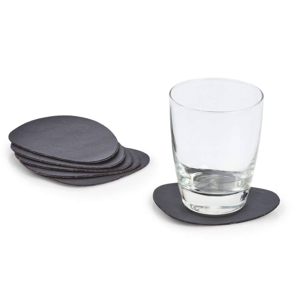 Untersetzer-Set 6-teilig schwarz