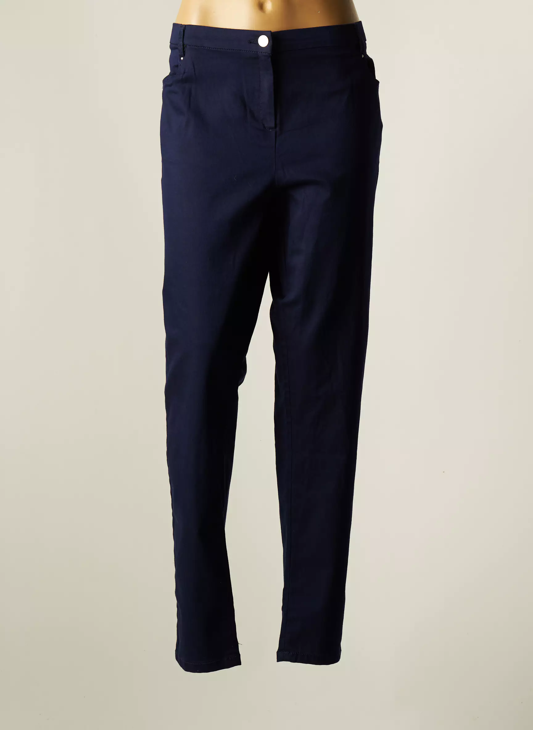 Christine Laure Pantalons Slim Femme couleur bleu