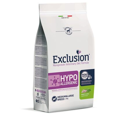 Exclusion Diet Hypoallergenic Medium/Large mit Insekten & Erbsen