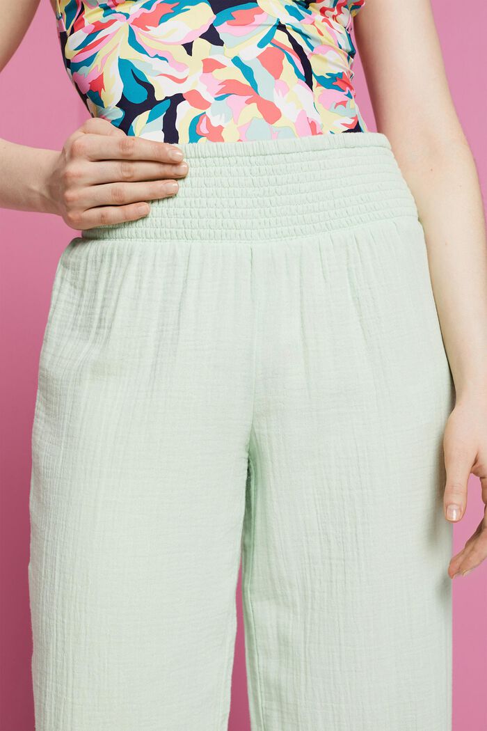 Hose mit weitem Bein, 100 % Baumwolle