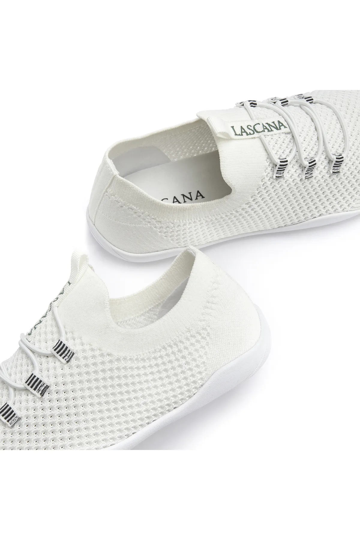 LASCANA  Sneaker - Weiß - Flacher Absatz