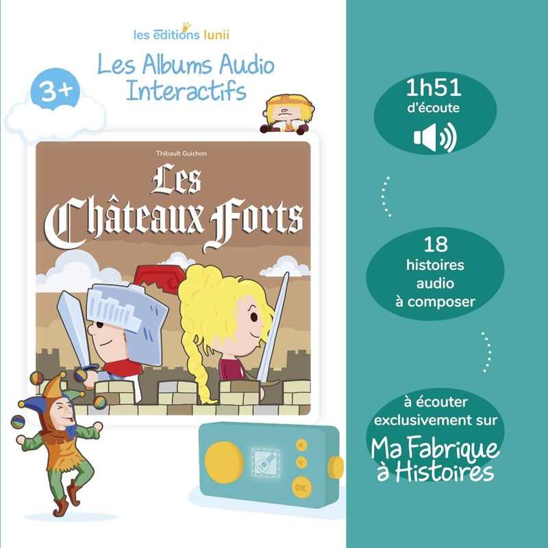 Album audio Les châteaux forts Lunii