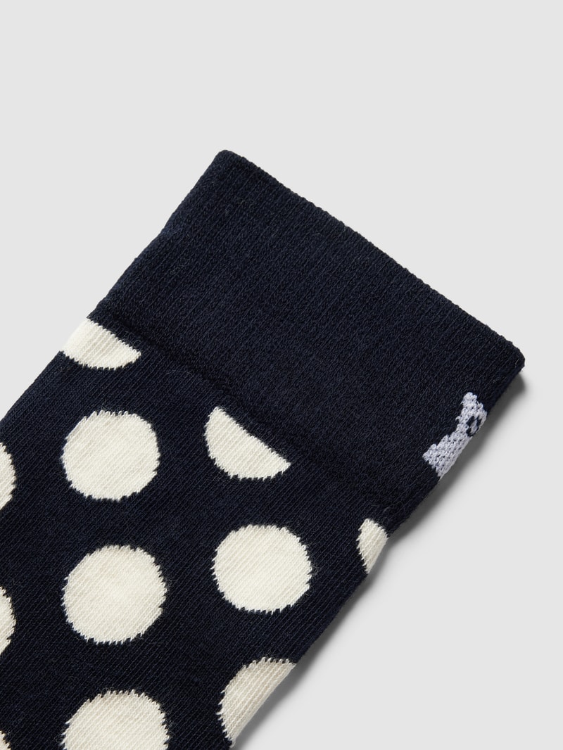 Socken mit Allover-Muster in marineblau