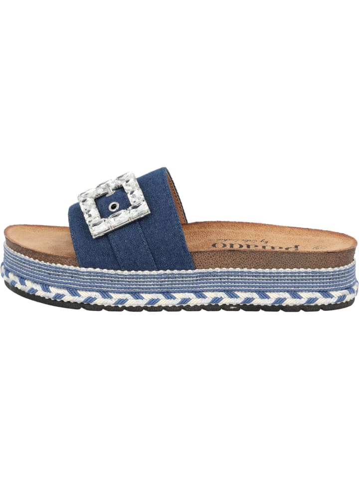 palado Plateau-Pantoletten in jeans günstig kaufen