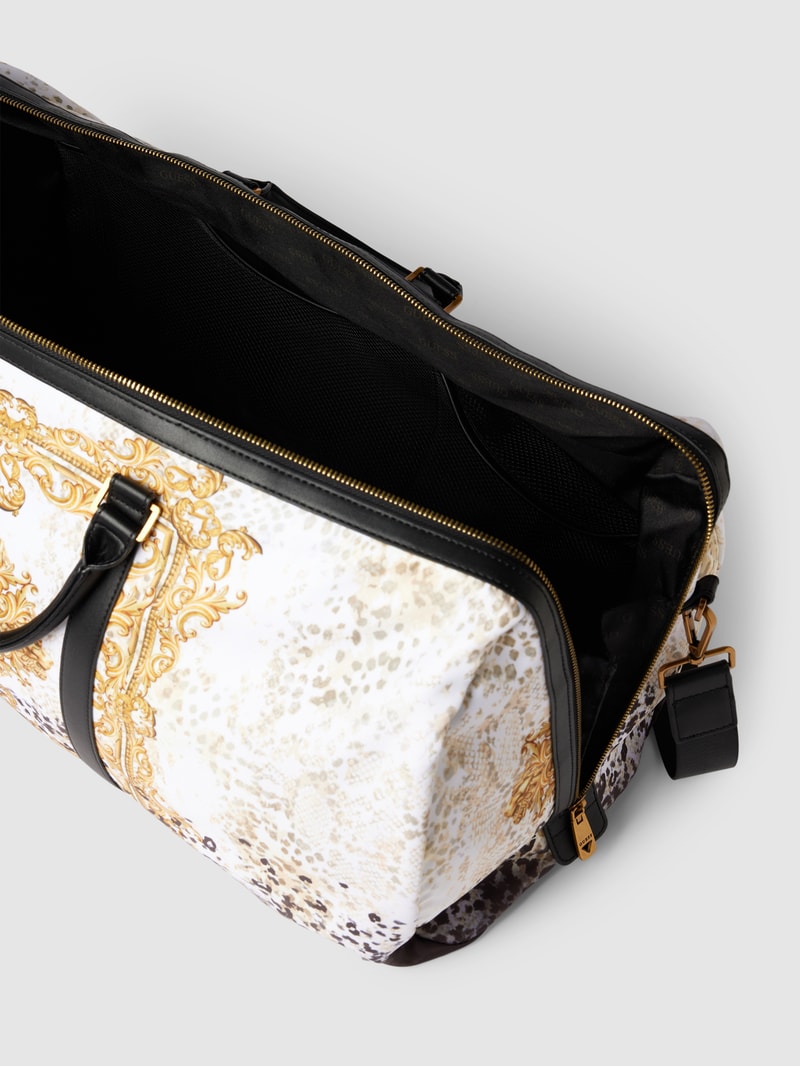 Weekender mit Label-Detail Modell 'KING' in gold