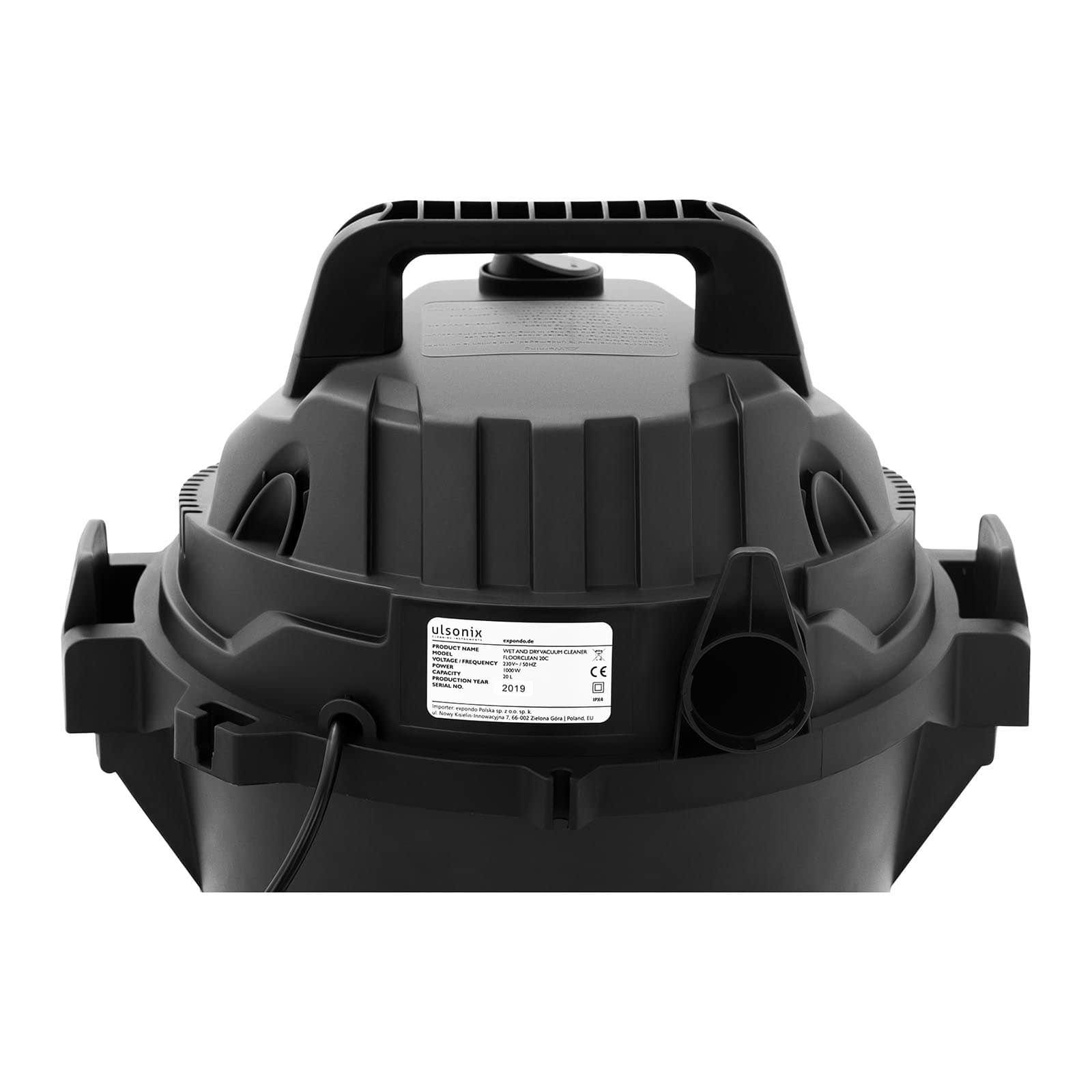 Ulsonix Nass-Trocken-Sauger Nass-Trockensauger Industriestaubsauger Nasssauger Werkstattsauger, 1000 W