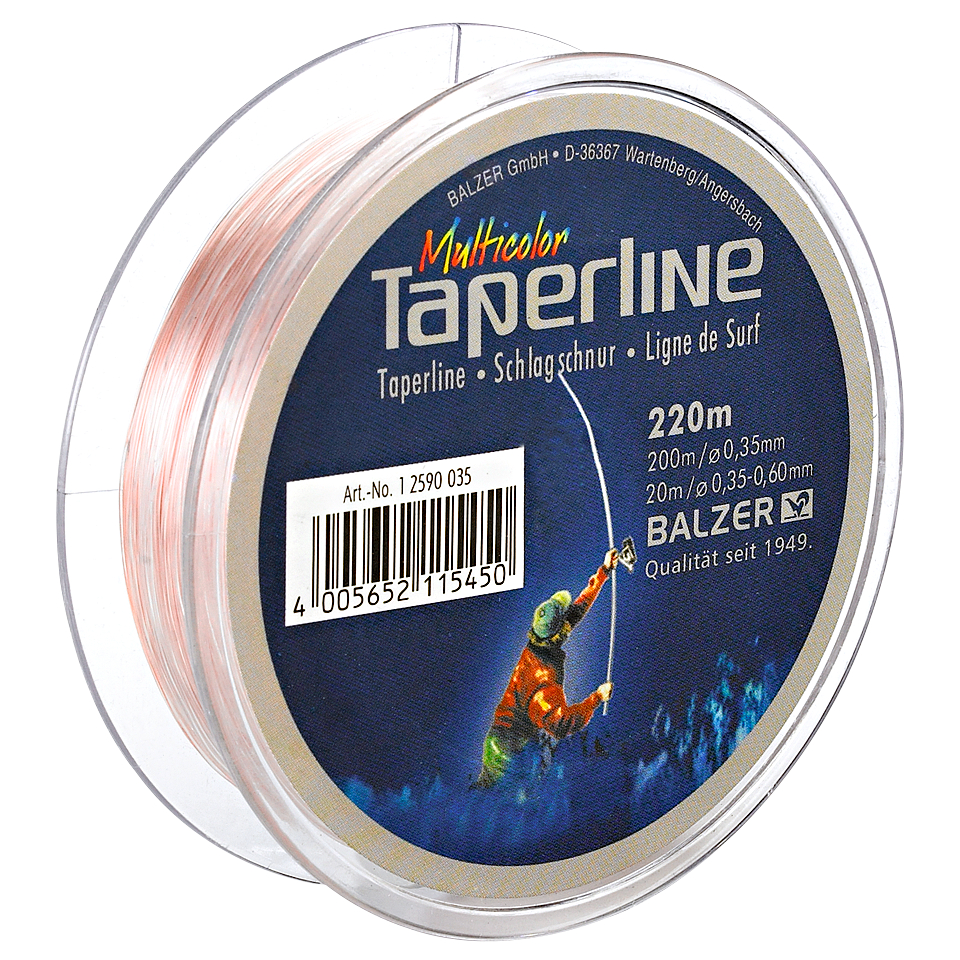 Balzer Angelschnur Taperline (multicolor, 220 m)