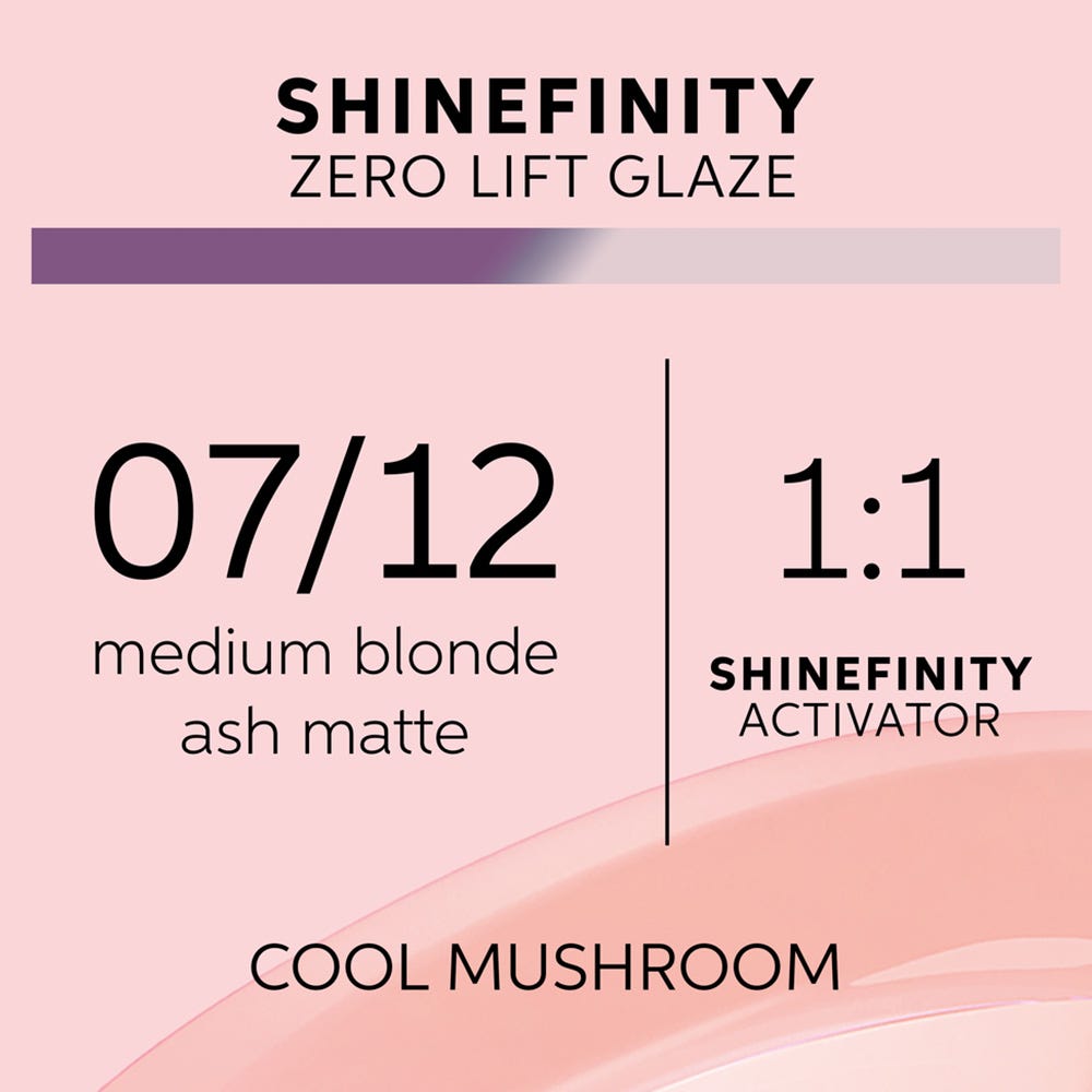 Wella Shinefinity Matte Cool Mushroom 07/12 Haarfarbe 60 ml