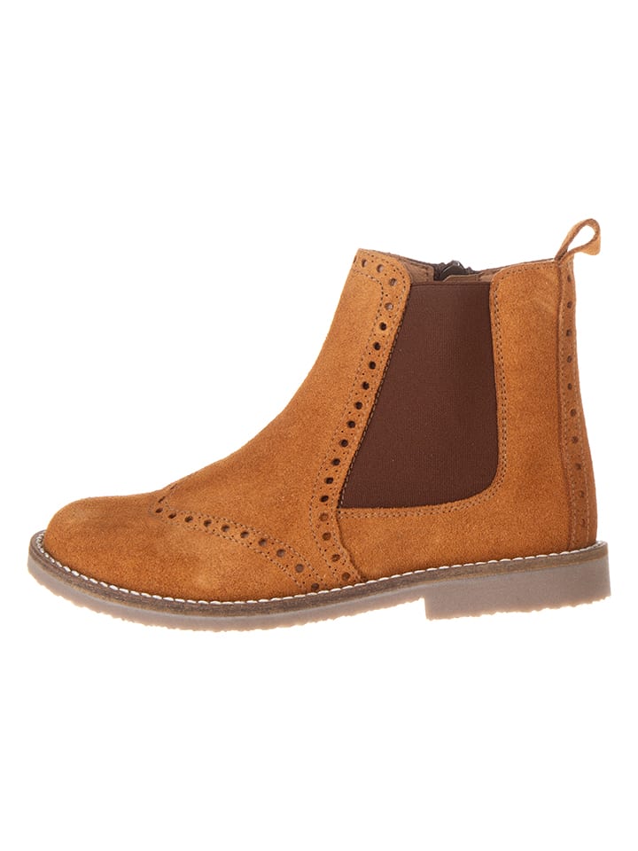 lamino Leder-Chelsea-Boots in Hellbraun günstig kaufen