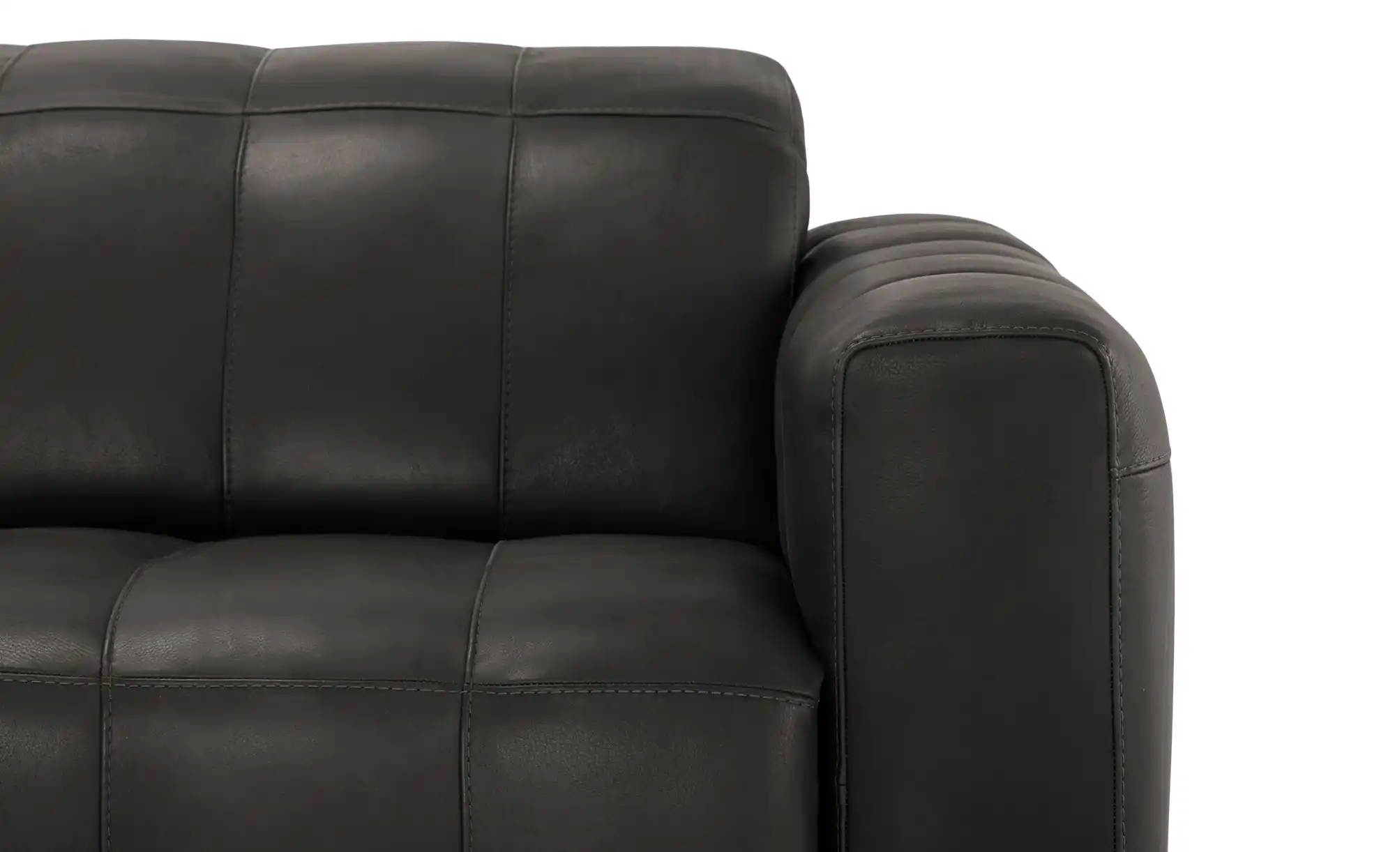 Natuzzi Editions Ledersofa mit Kopfteilverstellung Portento