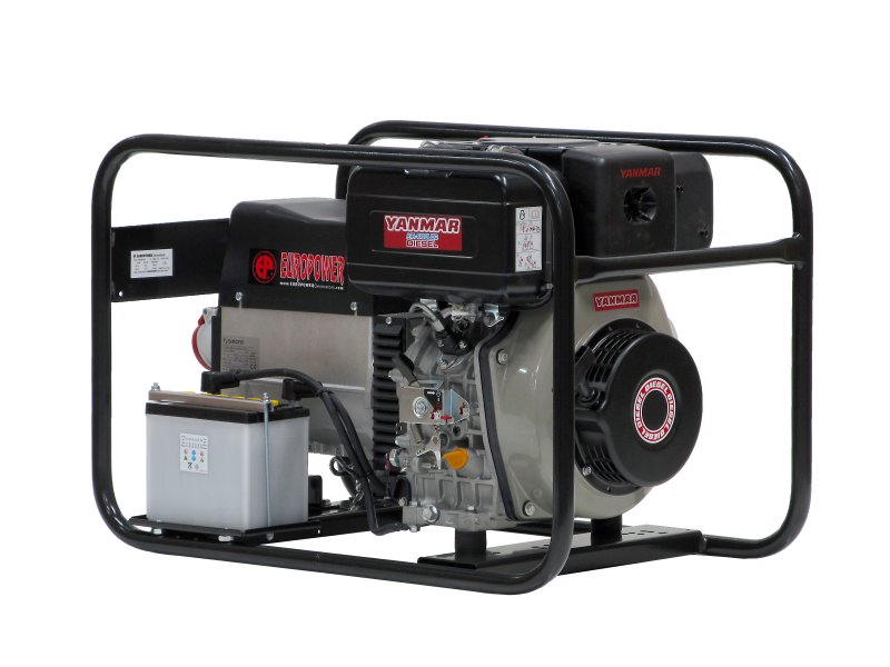 Generador diésel Europower 953010603 EP6000TDE de 6000 vatios
