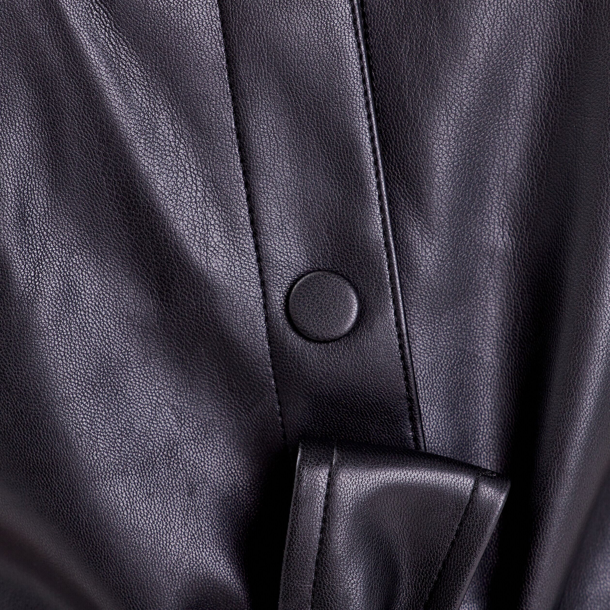 Robe droite simili cuir noir femme | Cache Cache