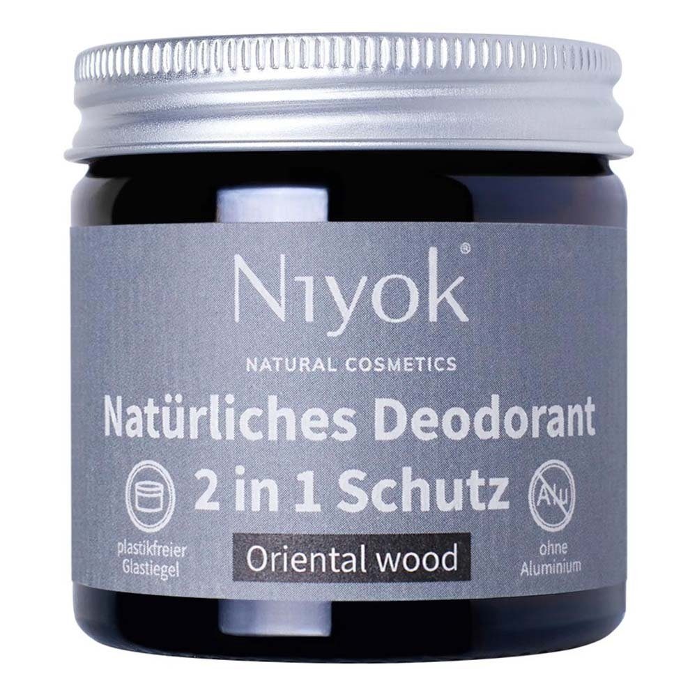 Niyok Deo-Creme 2in1 Deodorant - Oriental Wood 40ml