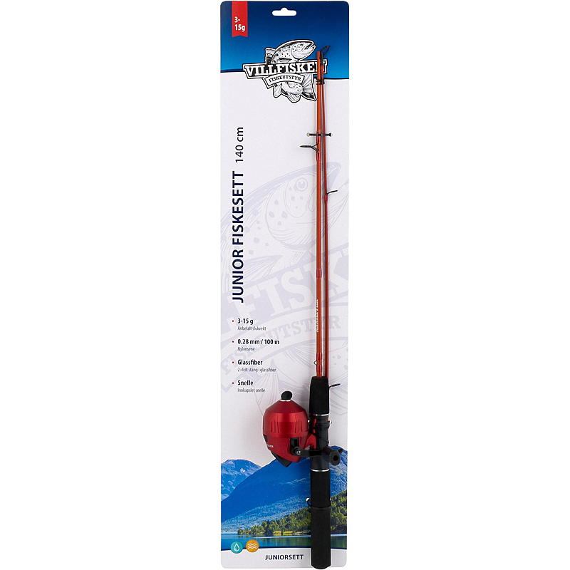 Villfisken Fiskesett junior 140 cm Villfisken