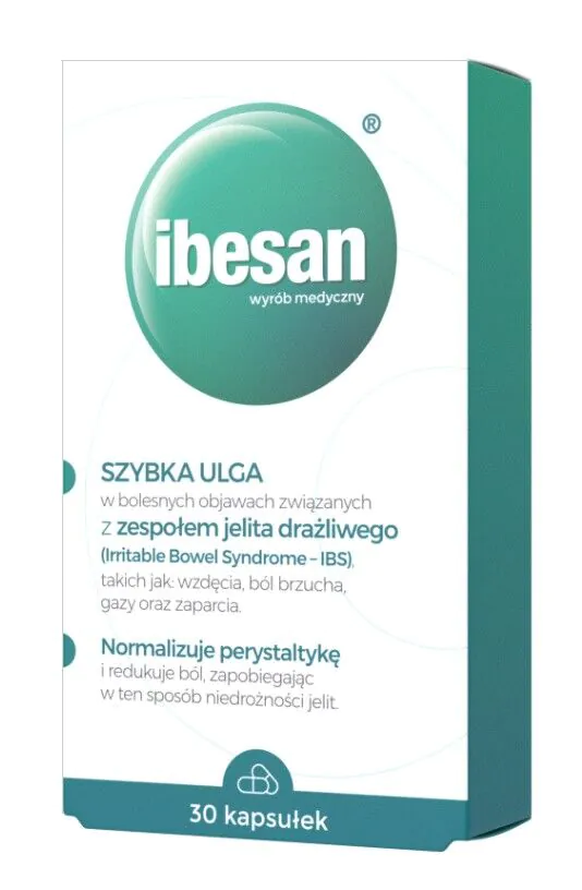 Ibesan, dodatak prehrani za simptome sindroma iritabilnog crijeva, kapsule