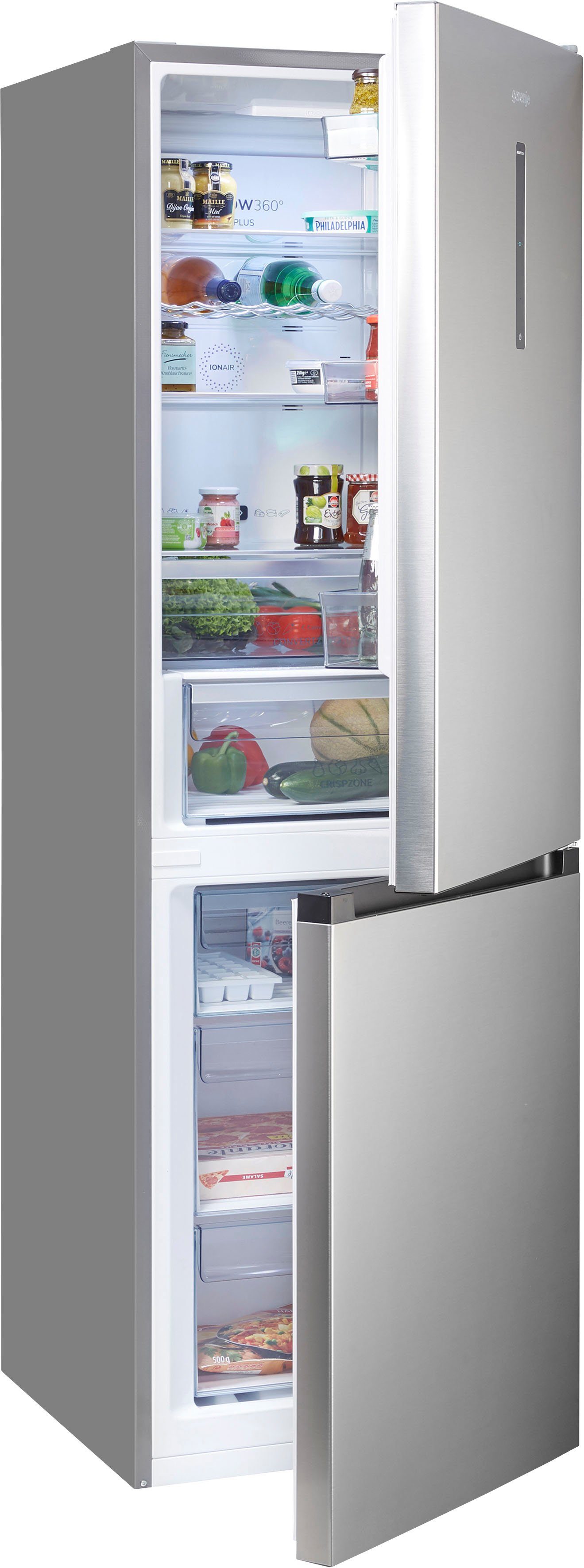 GORENJE Kühl-/Gefrierkombination NRC6194SXL4, 185 cm hoch, 60 cm breit