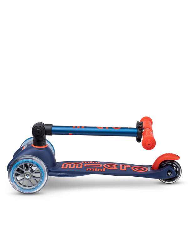 Trottinette 3 roues pliable – Mini Micro Deluxe Pliable Bleu Marine