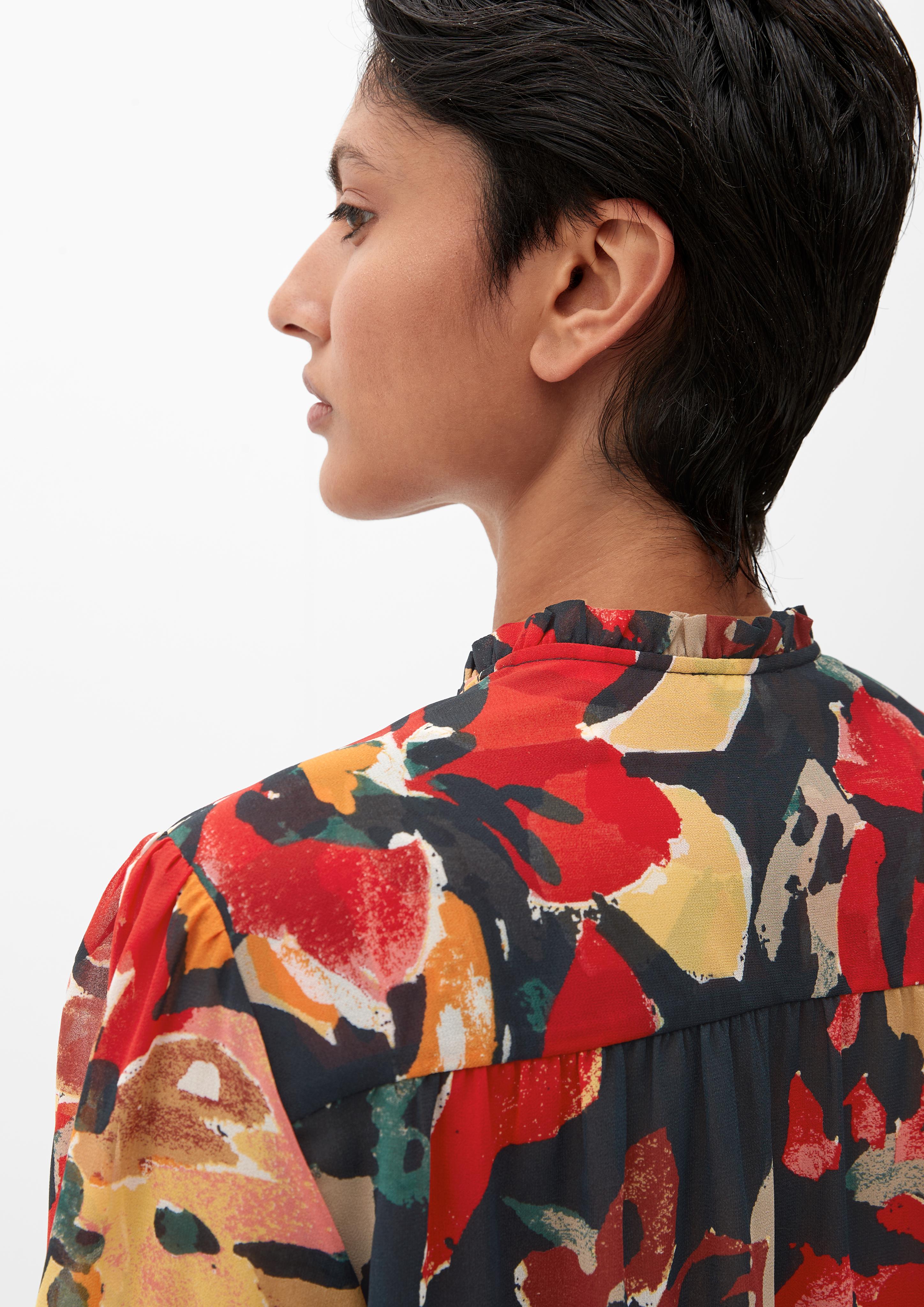 Bluse mit Smok-Details  2120536-59A3