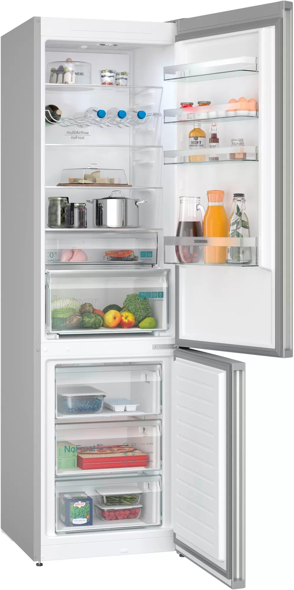 SIEMENS Kühl-/Gefrierkombination KG39NXIBF, 203 cm hoch, 60 cm breit