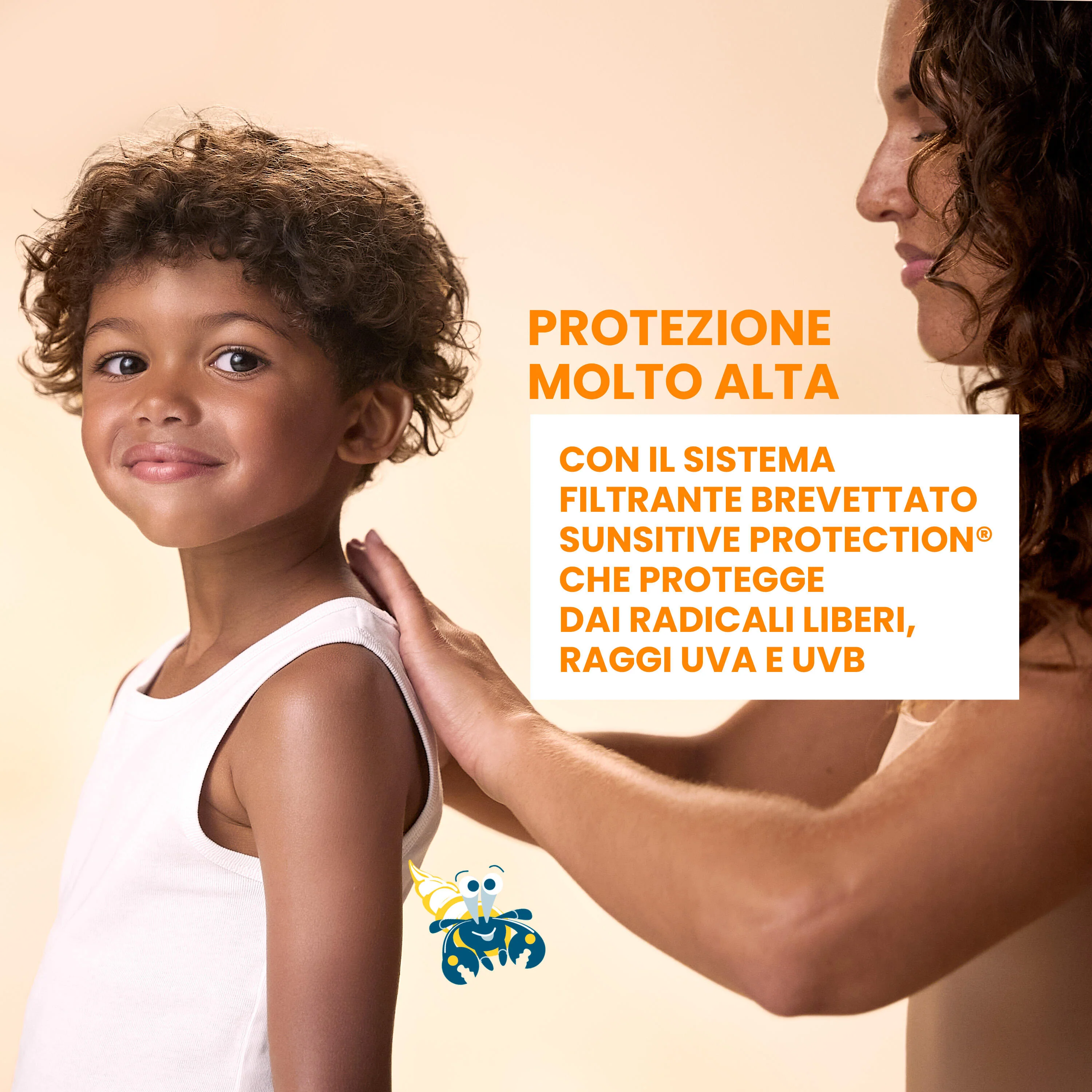 „Suncare Baby Milk SPF50+“ – vaikų apsaugos nuo saulės kremas, aukštos apsaugos kūno apsaugos kremas nuo saulės, produktai vaikams