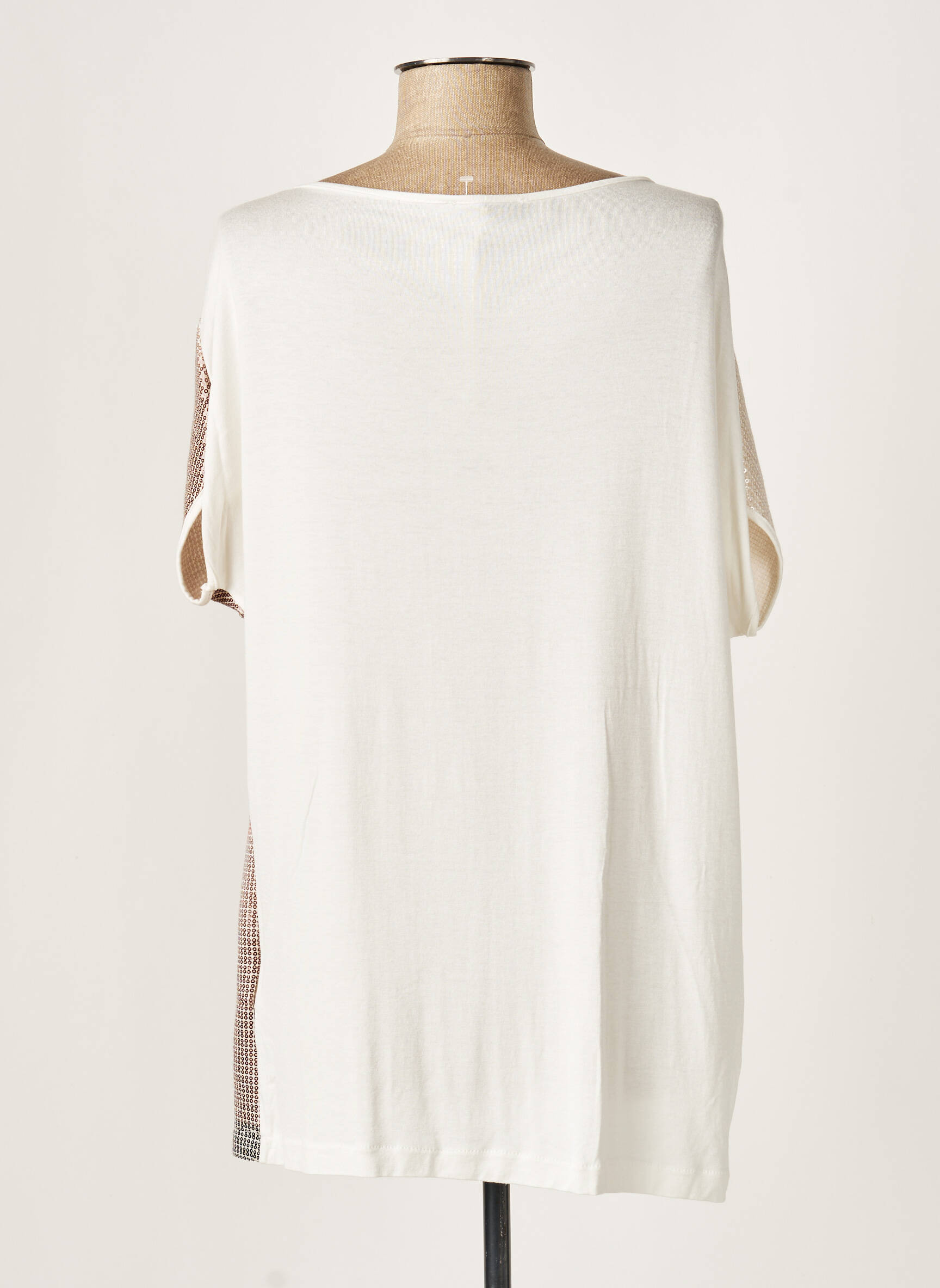 Eleonora Amadei Tuniquemanchecourte Femme couleur beige