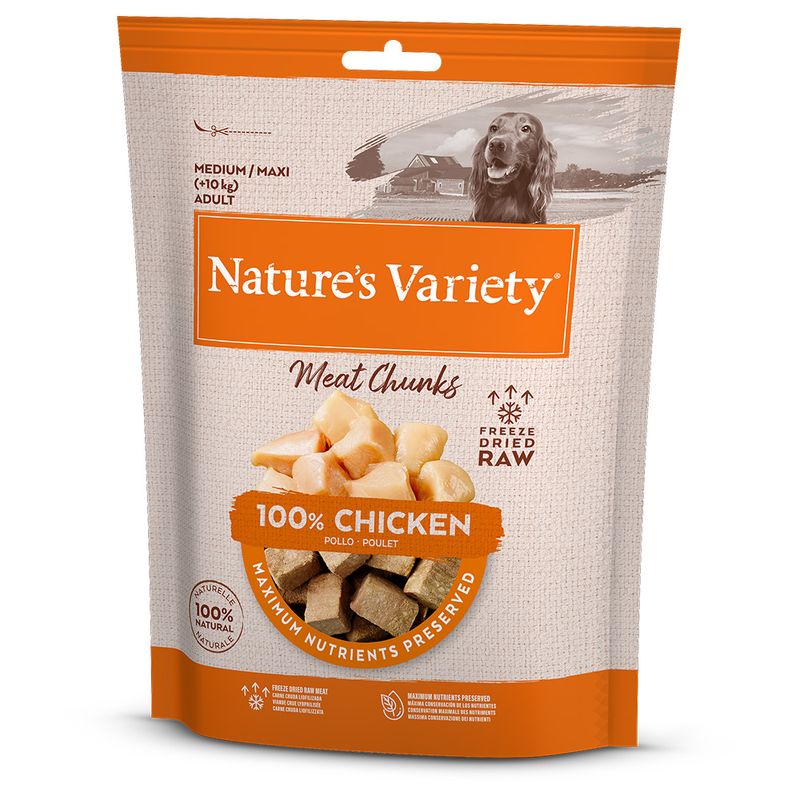 Nature's Variety Gefriergetrocknete Chunks für Hunde