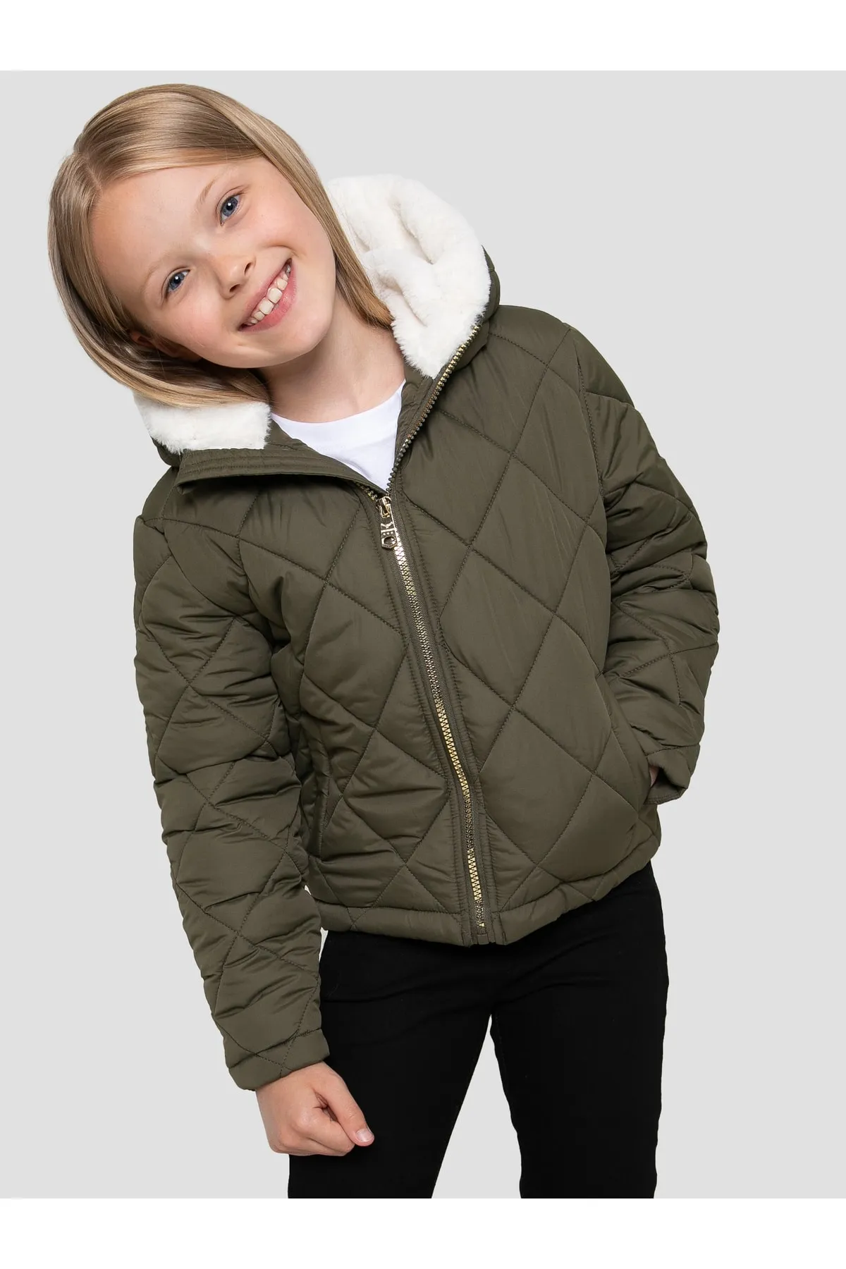 Threadgirls  Jacke Diamond Quilted Flame