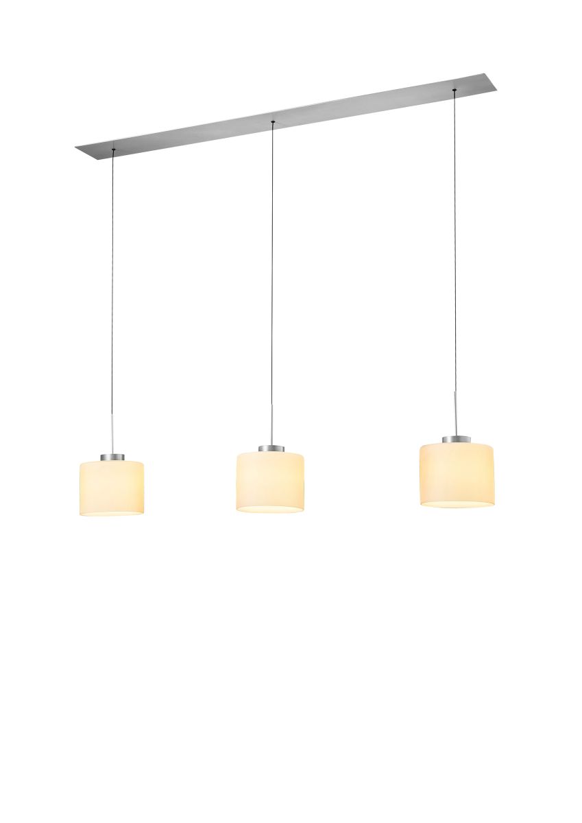 HELL 3-flg LED Pendelleuchte Abby