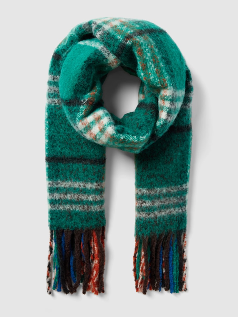 Schal mit Tartan-Karo Modell 'AELMA' in grün